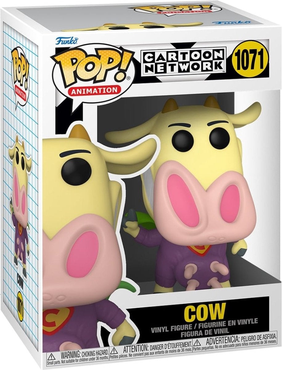 Funko cow and chicken – pop animation super cow 9 cm verzamelfiguur
