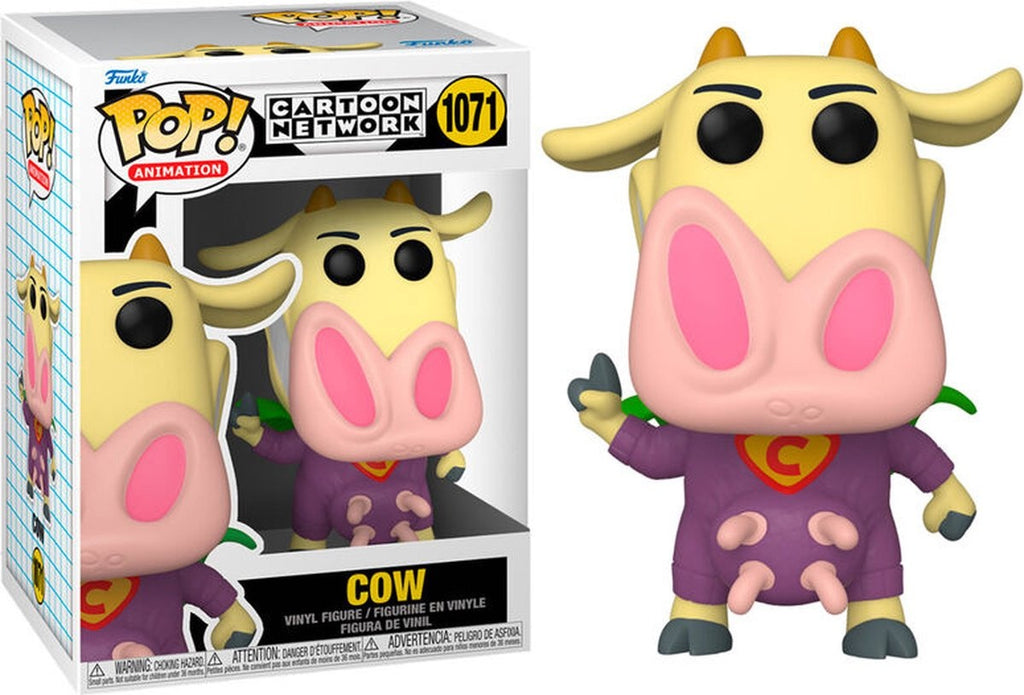 Funko cow and chicken – pop animation super cow 9 cm verzamelfiguur