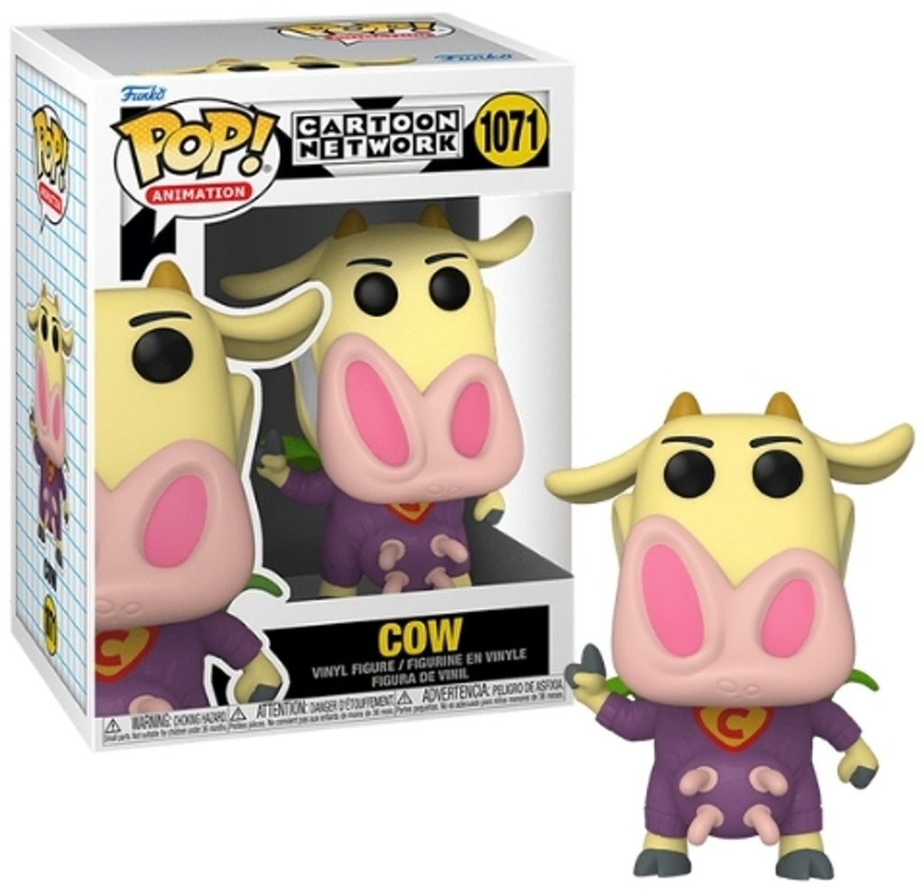 Funko cow and chicken – pop animation super cow 9 cm verzamelfiguur