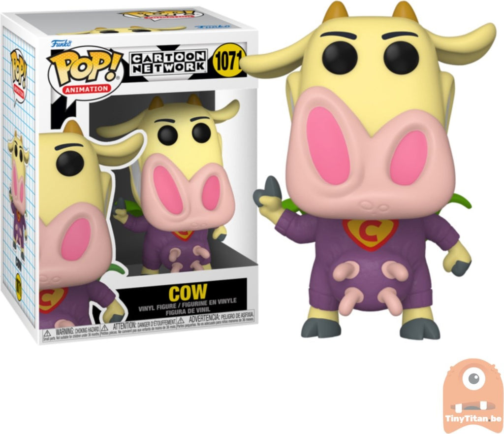 Funko cow and chicken – pop animation super cow 9 cm verzamelfiguur