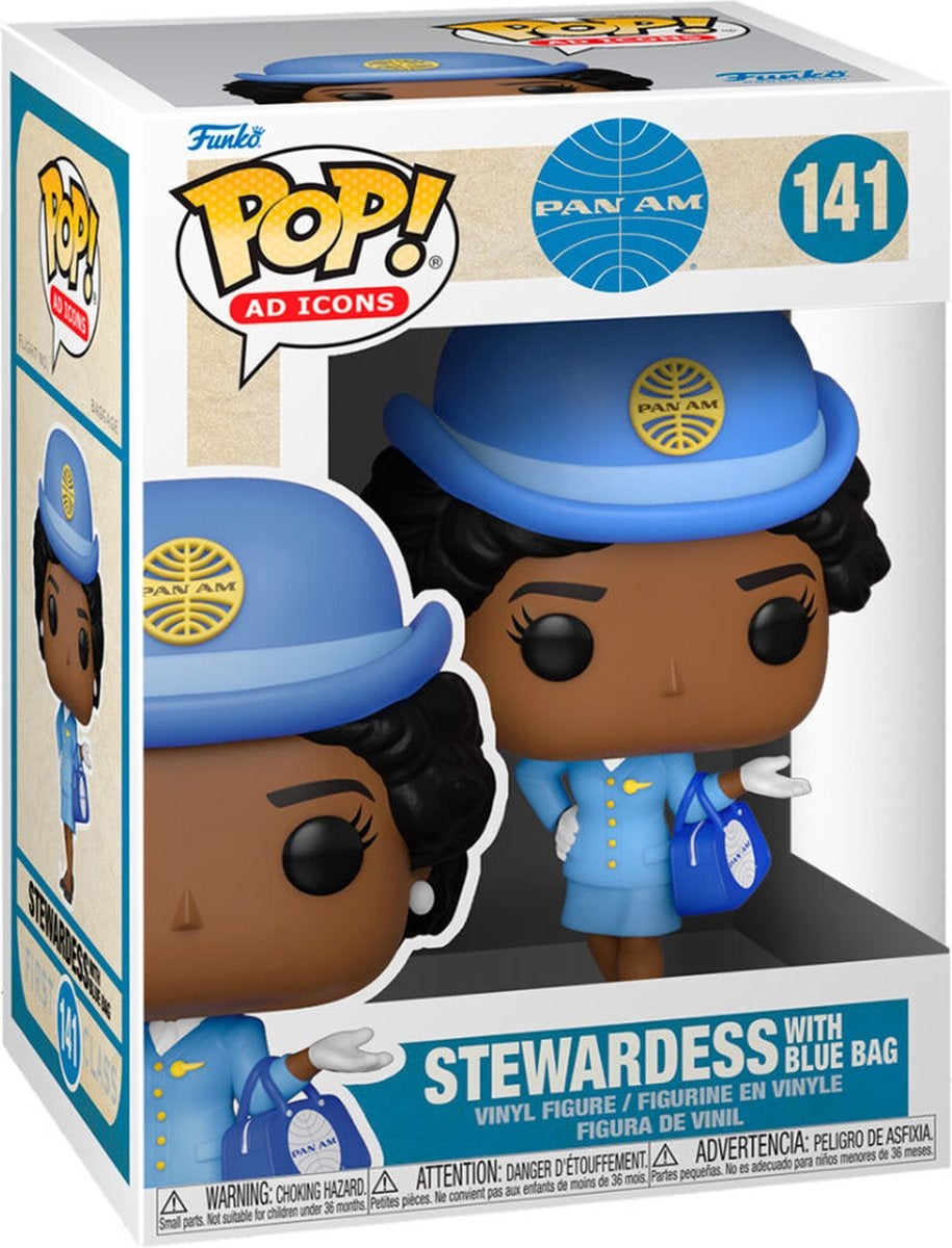 Funko pop pan am – stewardess with blue bag #141