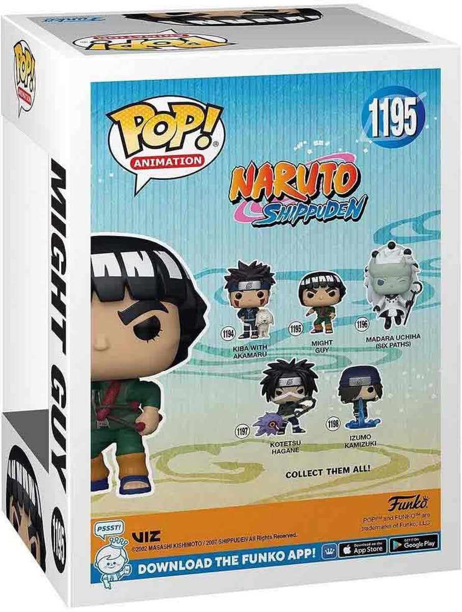 Funko pop animation: naruto – might guy – confidential