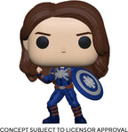 Funko what if...? – marvel pop animation captain carter (stealth) 9 cm verzamelfiguur