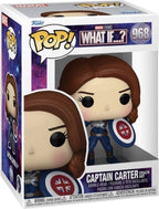 Funko what if...? – marvel pop animation captain carter (stealth) 9 cm verzamelfiguur