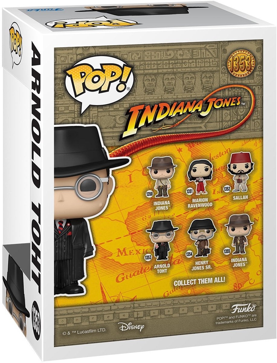 Pop movies: indiana jones – arnold toht – funko pop #1353