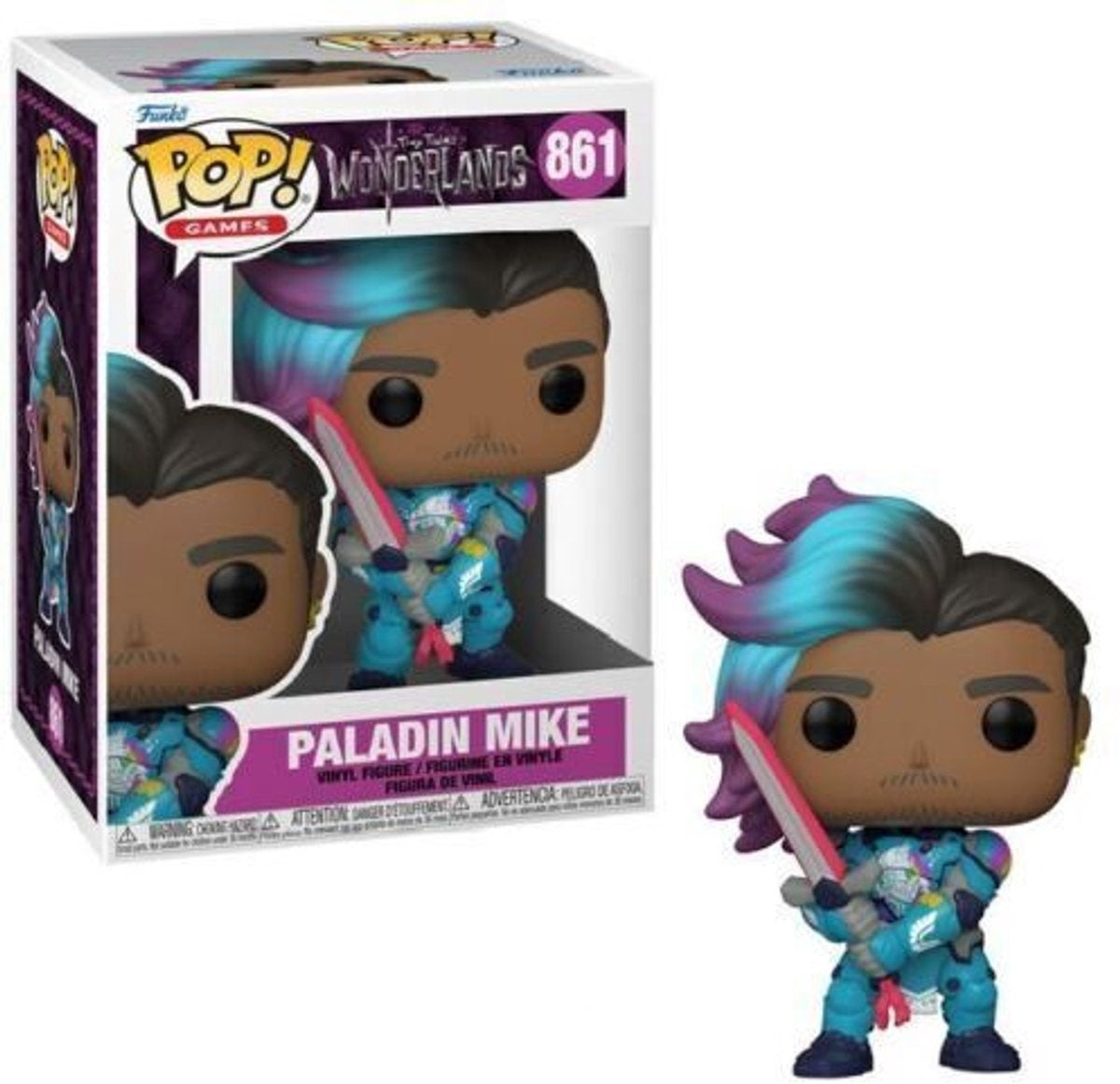 Pop games: tiny tina's wonderland – paladin mike funko