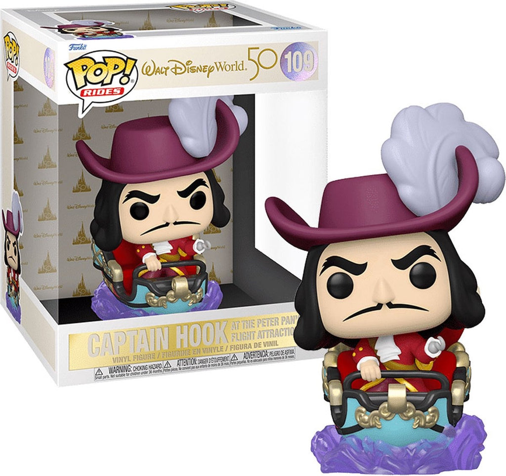 Funko pop disney 43 – captain hook – 50th anniversary attraction