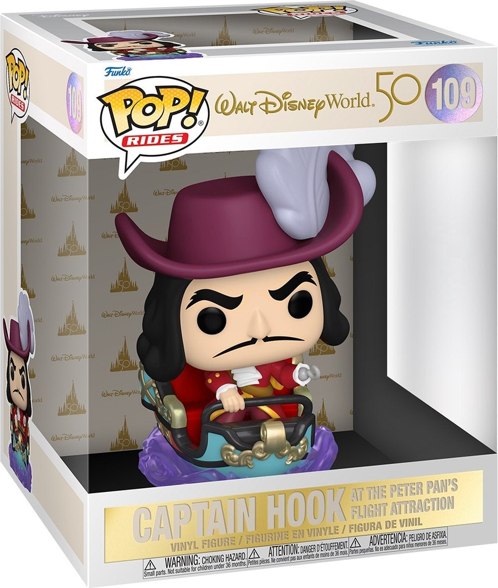 Funko pop disney 43 – captain hook – 50th anniversary attraction