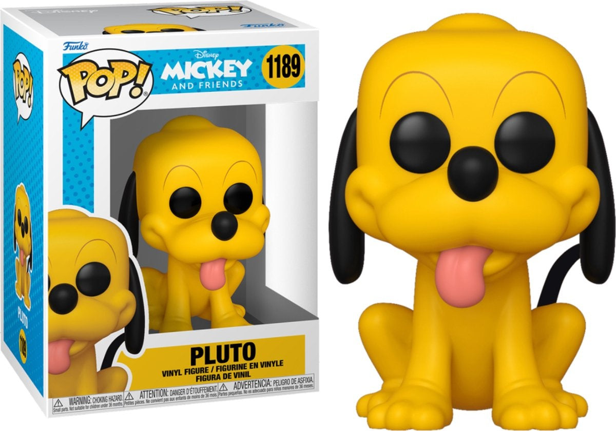 Funko mickey mouse – sensational 6 pop pluto 9 cm verzamelfiguur