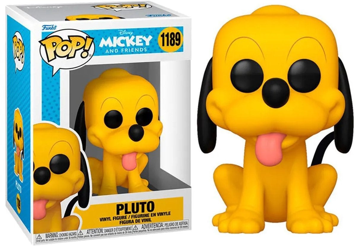 Funko mickey mouse – sensational 6 pop pluto 9 cm verzamelfiguur