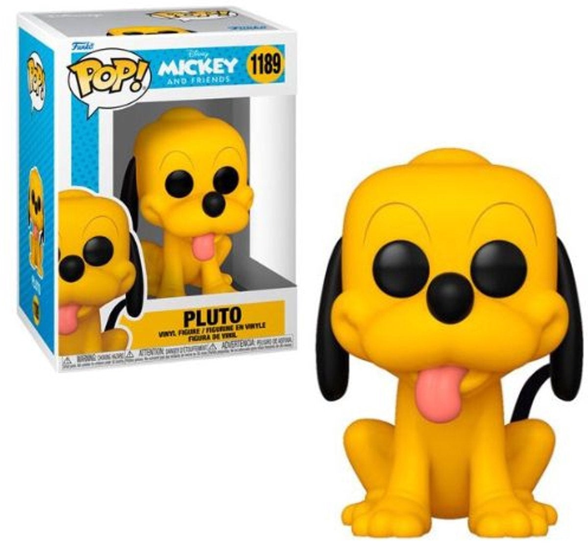 Funko mickey mouse – sensational 6 pop pluto 9 cm verzamelfiguur