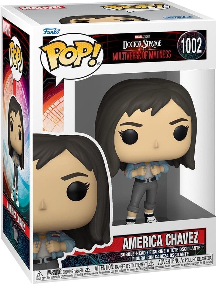 Funko doctor strange – marvel doctor strange in the multiverse of madness pop america chavez 9 cm verzamelfiguur