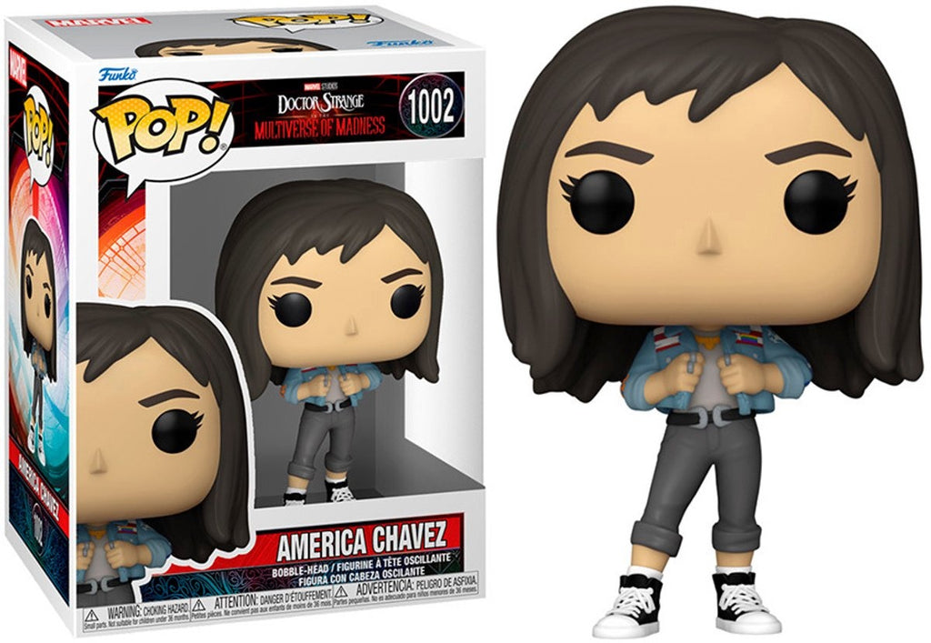 Funko doctor strange – marvel doctor strange in the multiverse of madness pop america chavez 9 cm verzamelfiguur