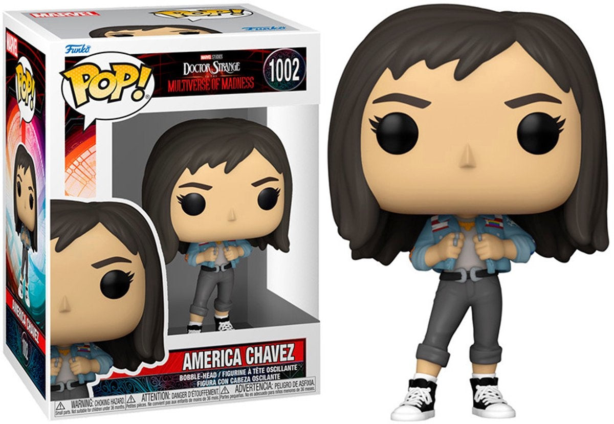 Funko doctor strange – marvel doctor strange in the multiverse of madness pop america chavez 9 cm verzamelfiguur
