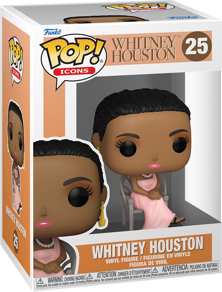 Pop icons: whitney houston (debut album) – funko pop #25