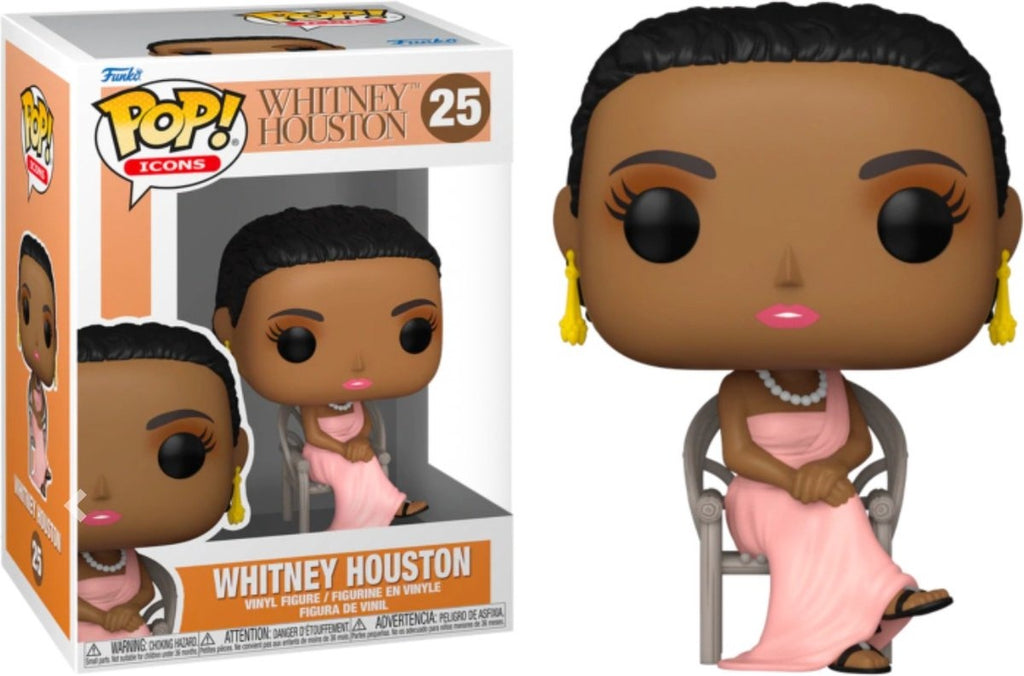 Pop icons: whitney houston (debut album) – funko pop #25