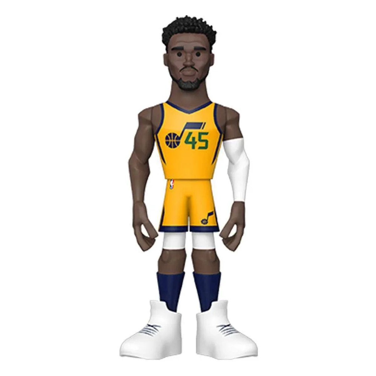 Vinyl gold nba jazz donovan mitchell 5 inch vinyl figure