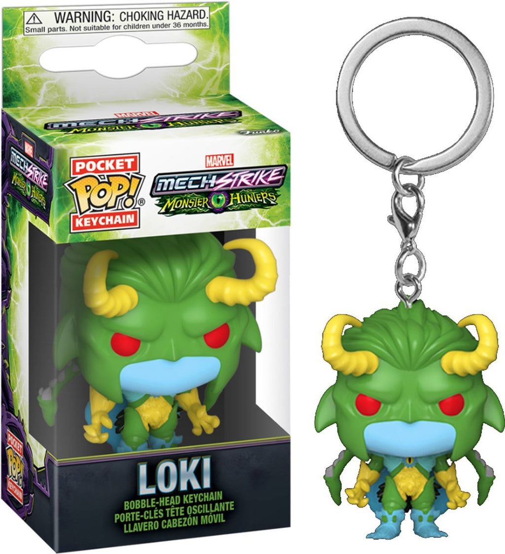 Funko pocket pop keychain: monster hunters – loki