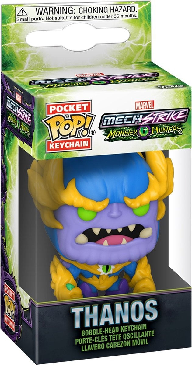 Funko pocket pop sleutelhanger: monster hunters – thanos