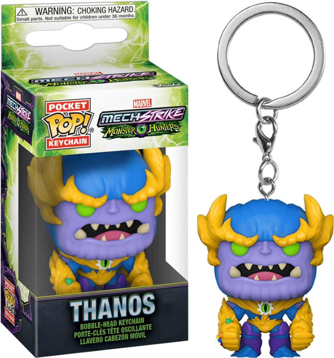 Funko pocket pop sleutelhanger: monster hunters – thanos