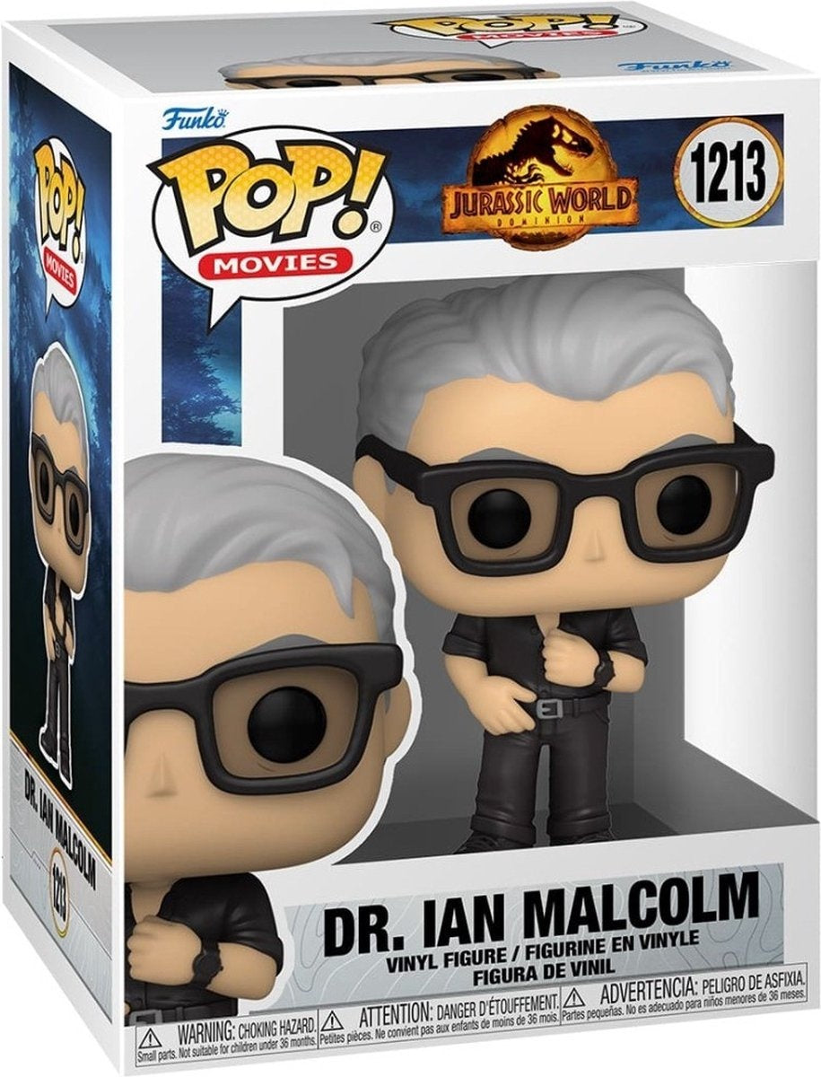 Funko jurassic world verzamelfiguur pop movies dr ian malcolm 9 cm
