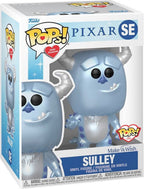 Funko monsters, inc. – disney make a wish 2022 pop disney sulley metallic 9 cm verzamelfiguur – blauw