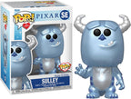 Funko monsters, inc. – disney make a wish 2022 pop disney sulley metallic 9 cm verzamelfiguur – blauw
