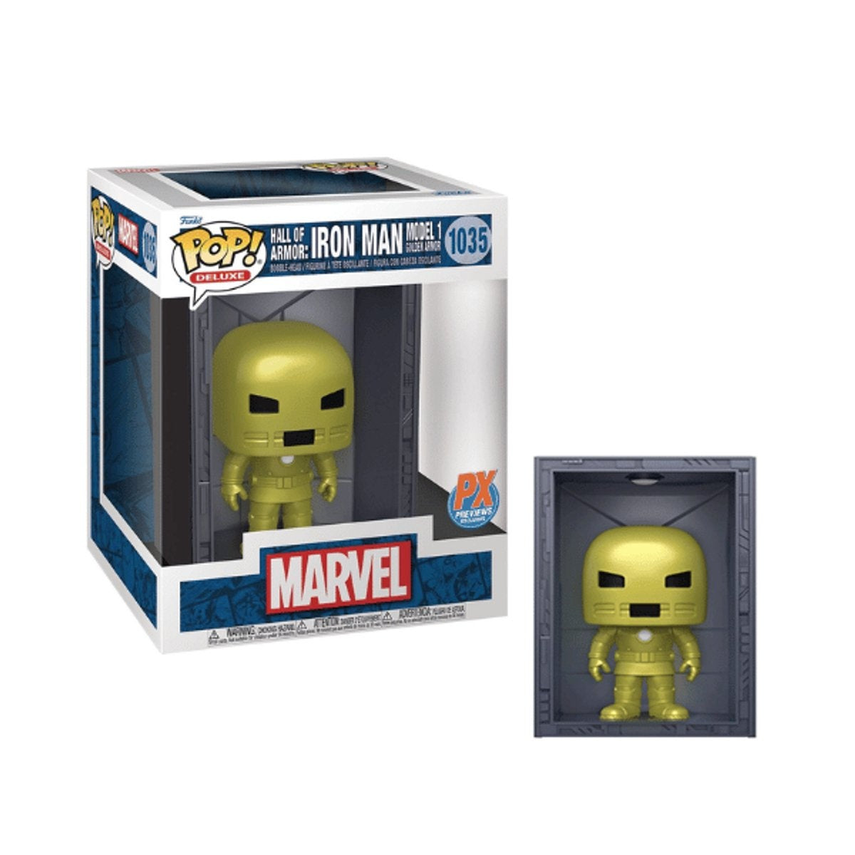 Pop marvel hall of armor iron man model 1 vinyl figure
