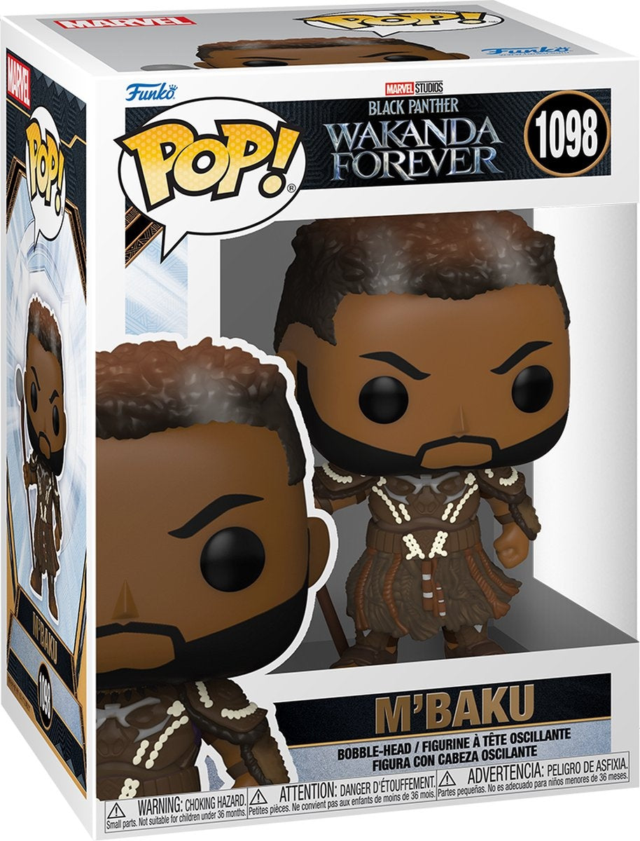 Funko black panther – marvel pop wakanda forever m'baku 9 cm verzamelfiguur
