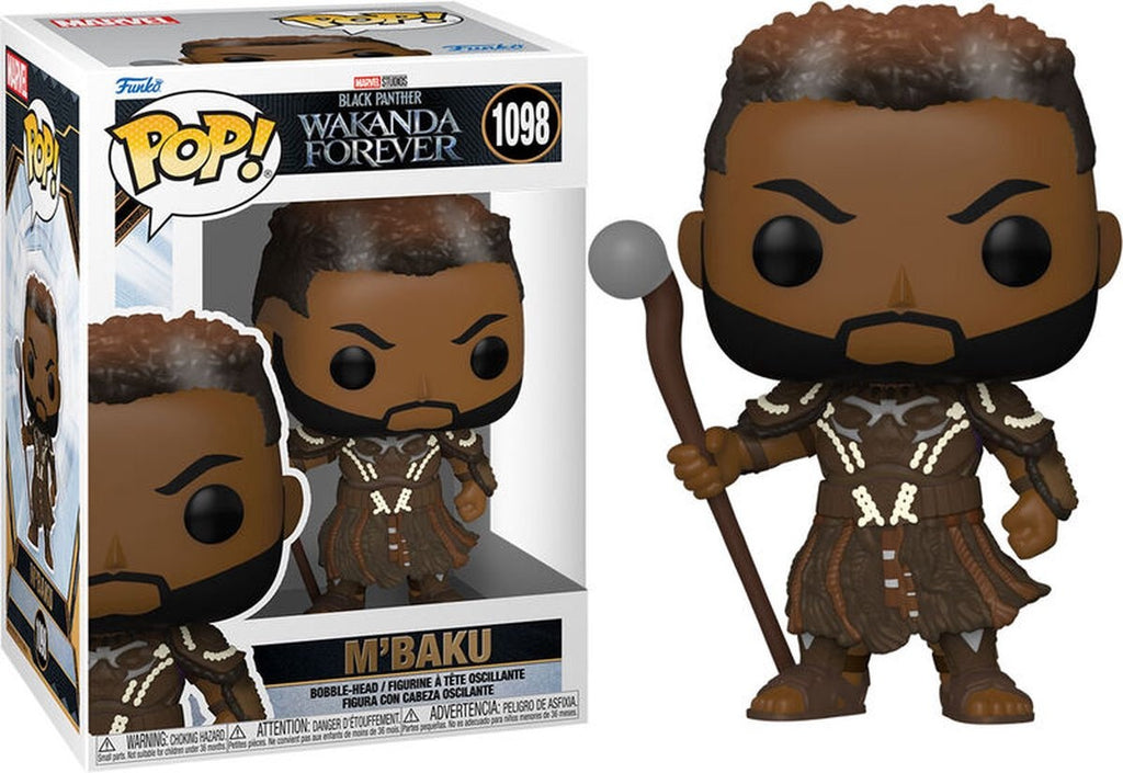 Funko black panther – marvel pop wakanda forever m'baku 9 cm verzamelfiguur