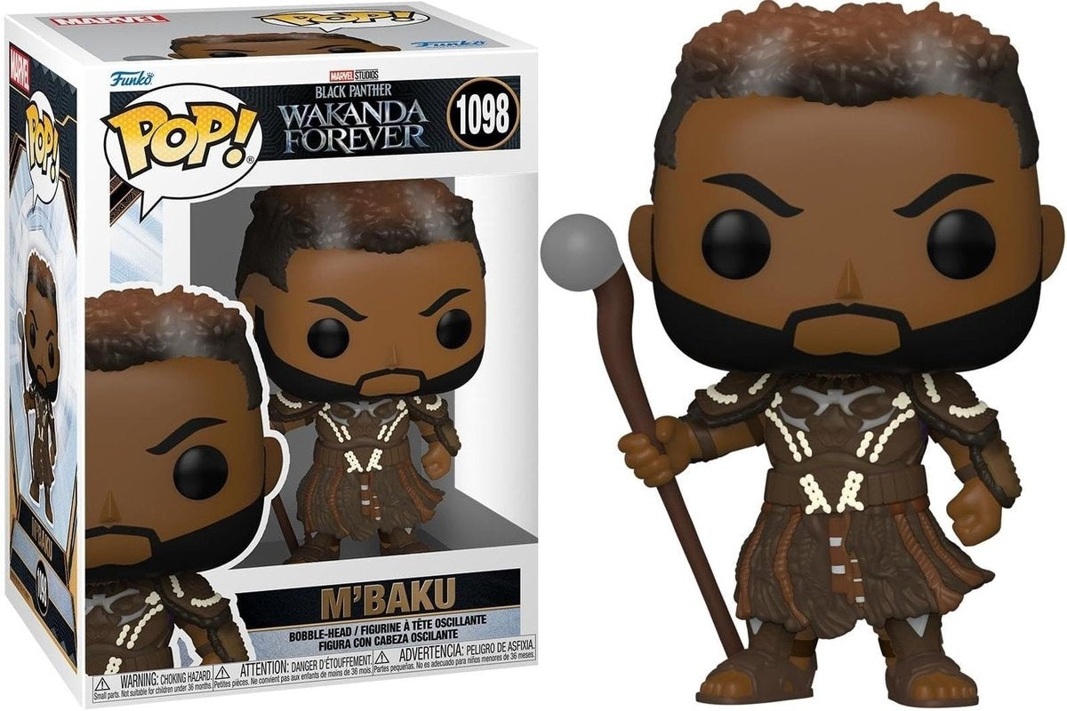 Funko black panther – marvel pop wakanda forever m'baku 9 cm verzamelfiguur
