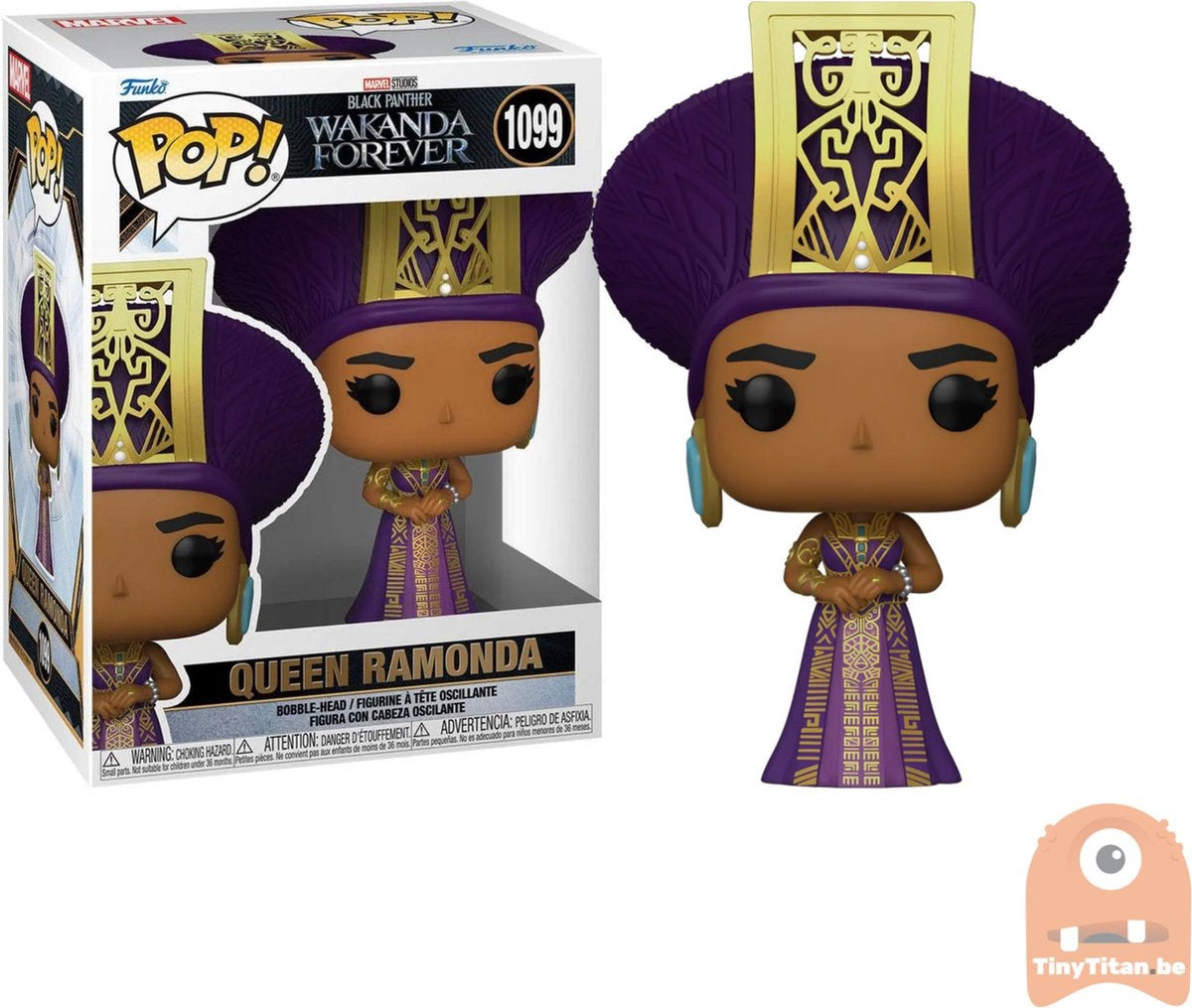 Funko black panther – marvel pop wakanda forever queen ramonda 9 cm verzamelfiguur