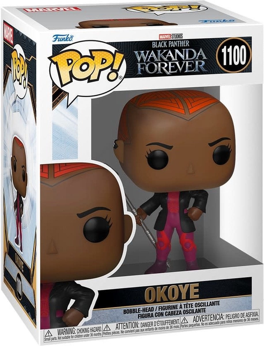 Funko black panther – black panther: wakanda forever pop marvel okoye 9 cm verzamelfiguur