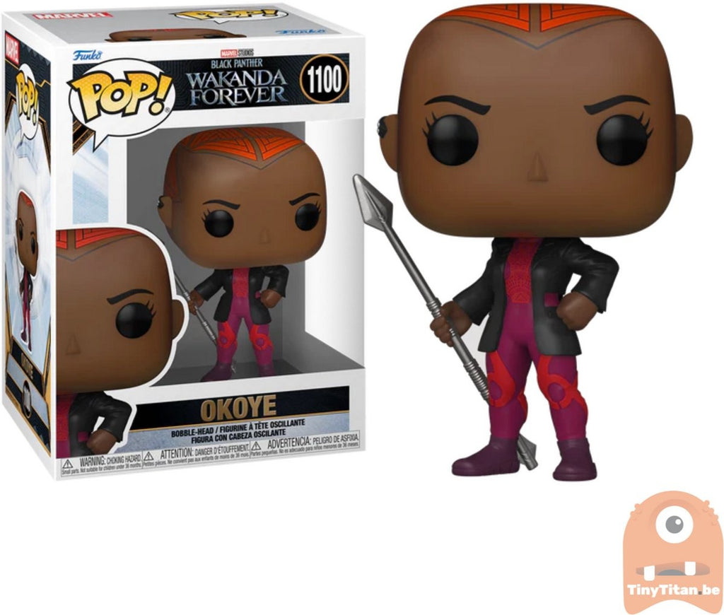 Funko black panther – black panther: wakanda forever pop marvel okoye 9 cm verzamelfiguur