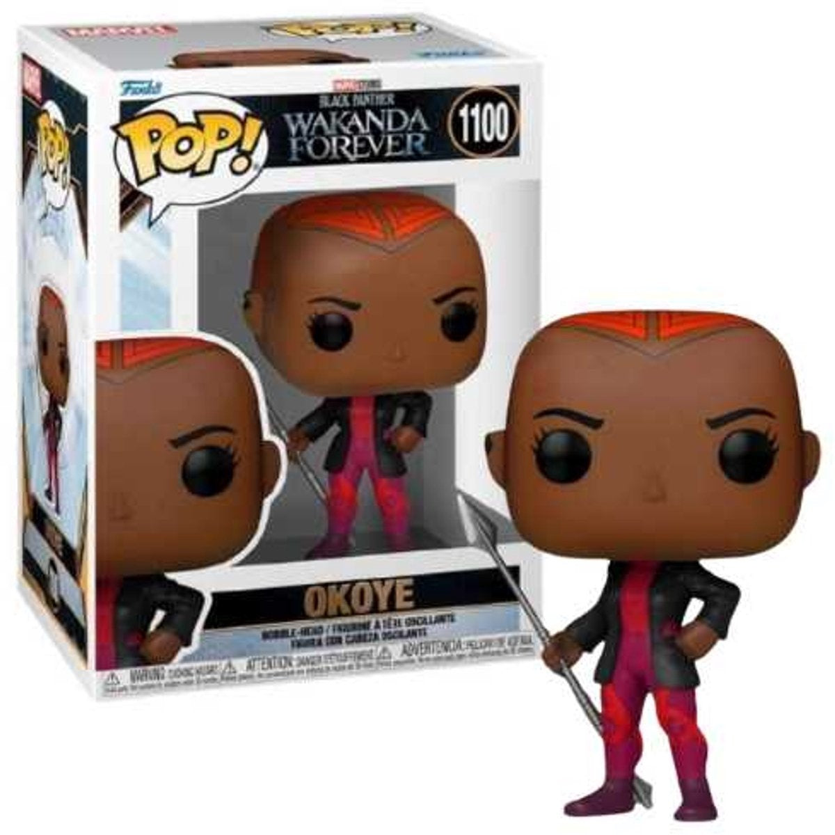 Funko black panther – black panther: wakanda forever pop marvel okoye 9 cm verzamelfiguur