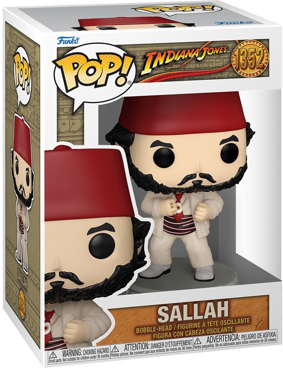 Pop movies: indiana jones – sallah – funko pop #1352