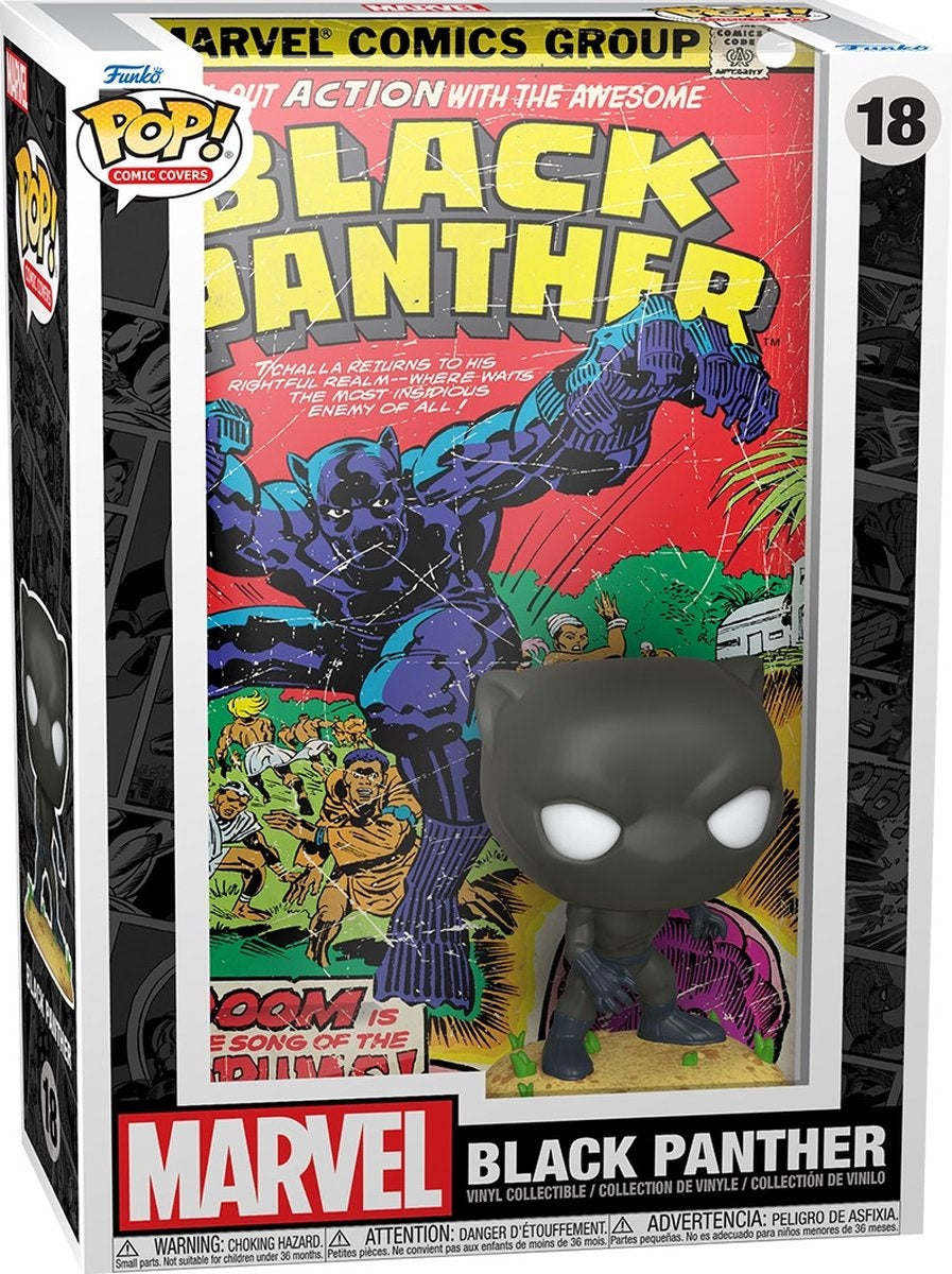 Funko pop comic cover: marvel – black panther