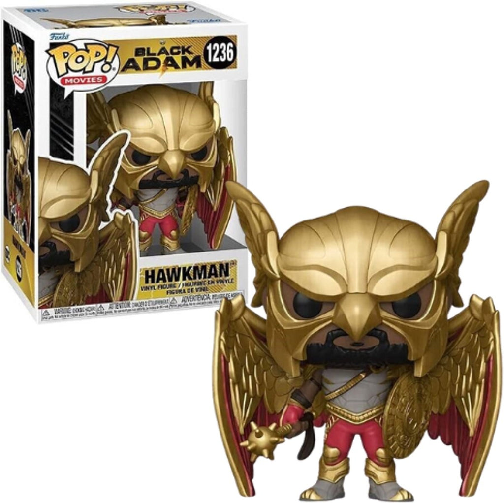 Funko black adam – pop movies hawkman 9 cm verzamelfiguur