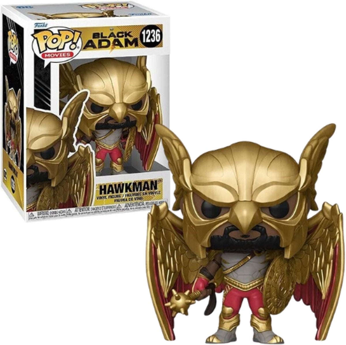 Funko black adam – pop movies hawkman 9 cm verzamelfiguur