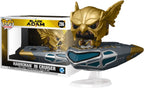 Funko black adam verzamelfiguur DC Comics pop rides super deluxe hawkman in cruiser 15 cm