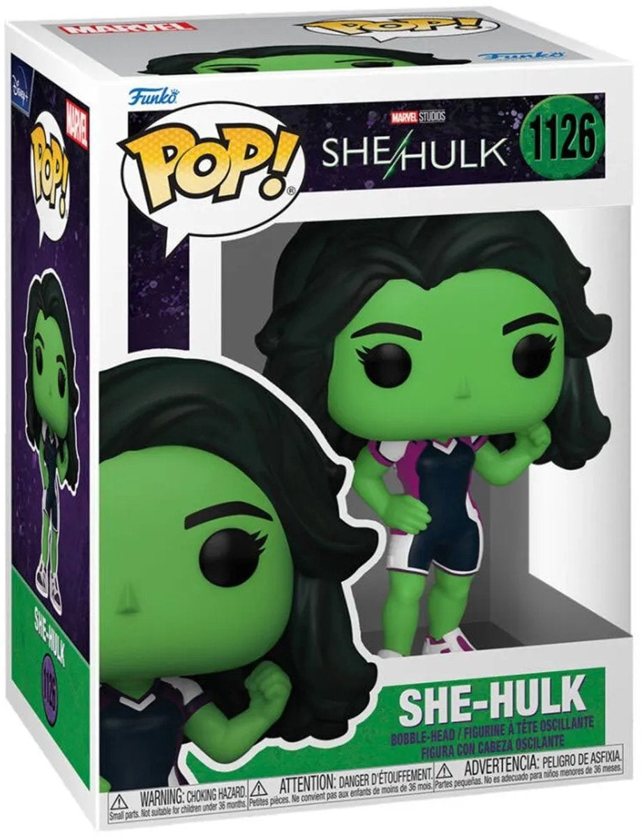 Funko shehulk verzamelfiguur marvel pop she-hulk 9 cm
