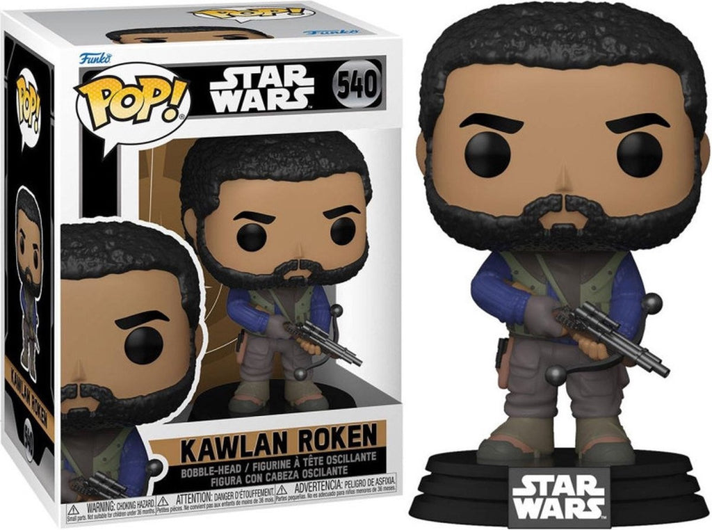 Funko star wars verzamelfiguur pop obi-wan kenobi kawlan roken 9 cm