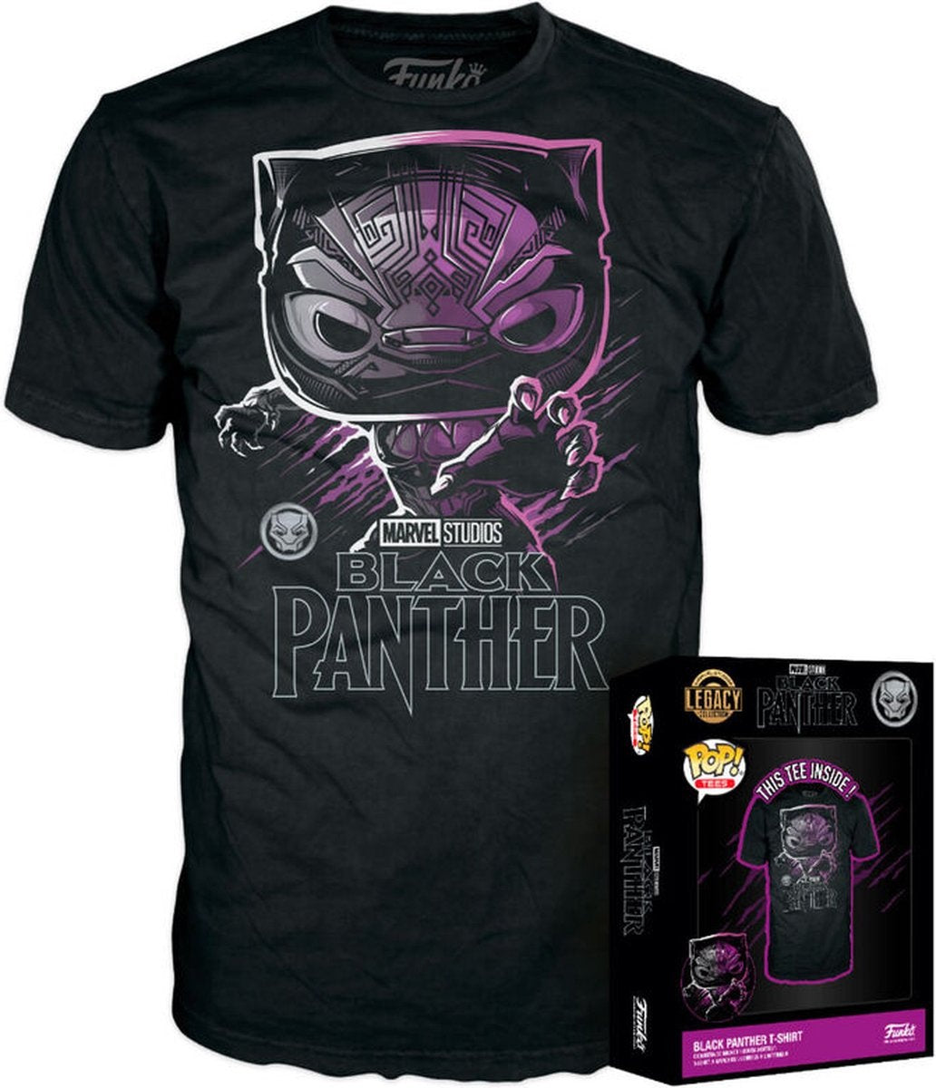 Funko: marvel – black panther t-shirt – l