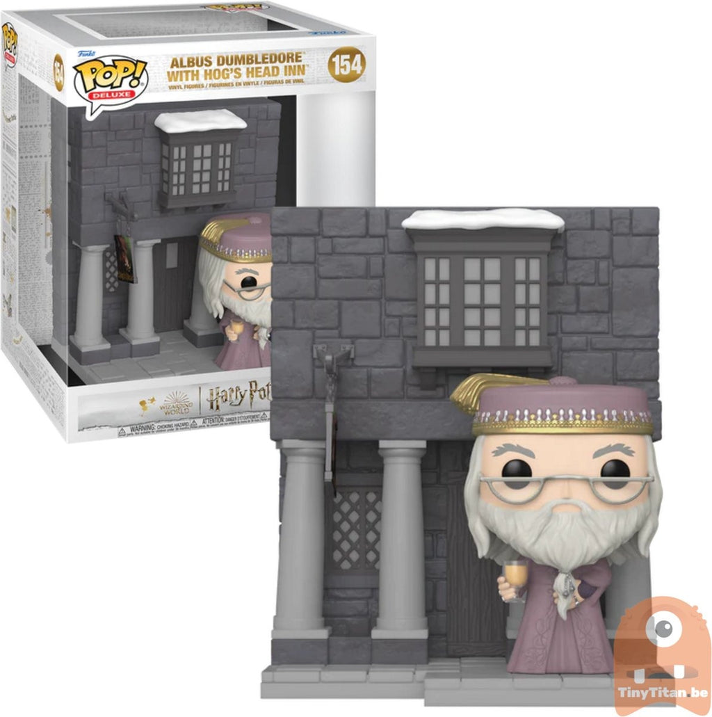Funko Harry Potter verzamelfiguur pop deluxe vinyl – chamber of secrets anniversary – hogsmeade hog's head with dumbledore 9 cm
