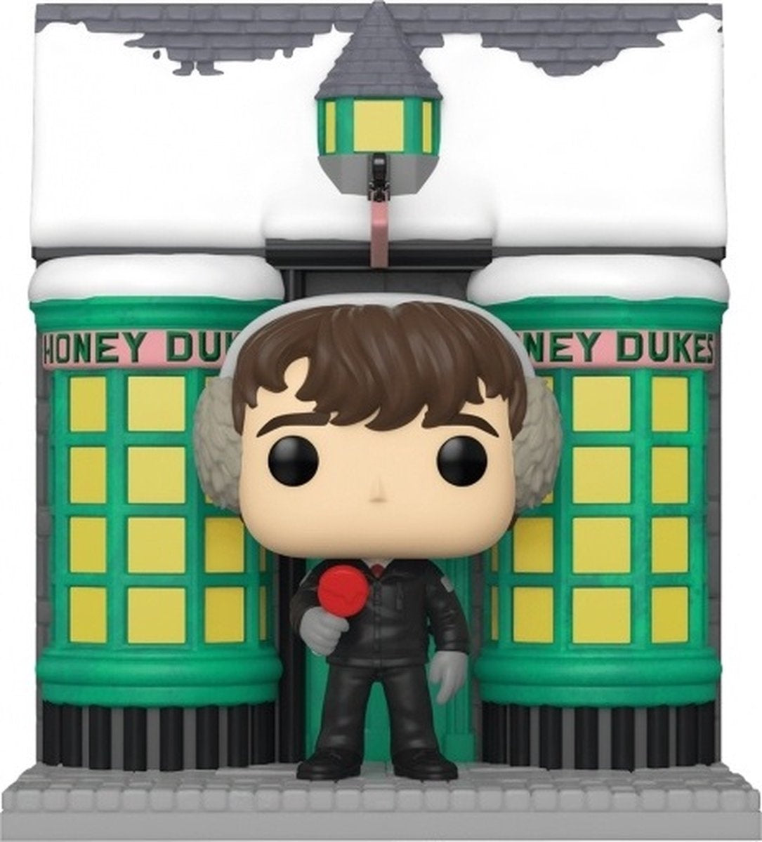 Funko Harry Potter verzamelfiguur pop deluxe vinyl – chamber of secrets anniversary – hogsmeade honeydukes with neville 9 cm