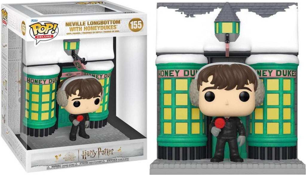 Funko Harry Potter verzamelfiguur pop deluxe vinyl – chamber of secrets anniversary – hogsmeade honeydukes with neville 9 cm