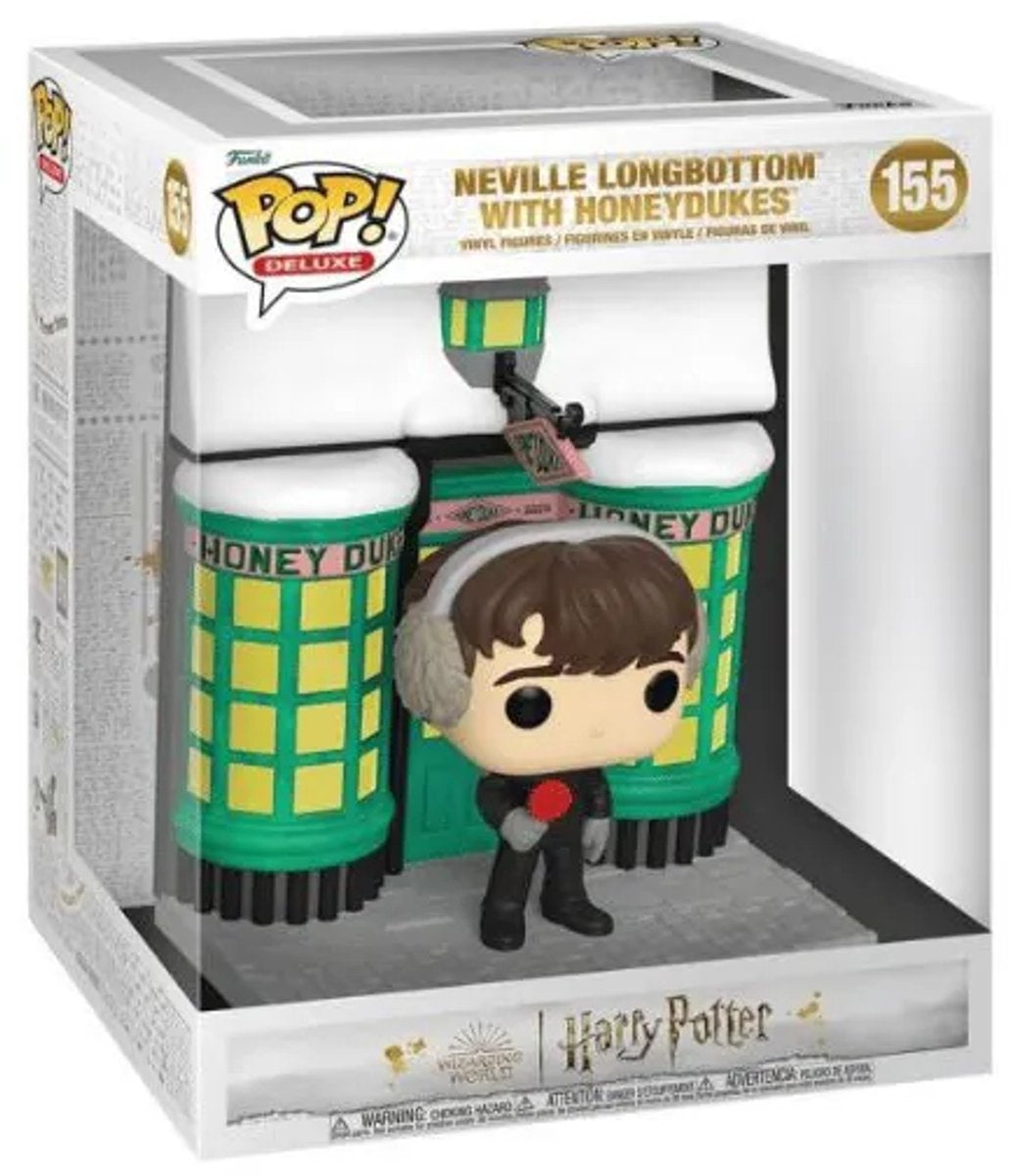 Funko Harry Potter verzamelfiguur pop deluxe vinyl – chamber of secrets anniversary – hogsmeade honeydukes with neville 9 cm