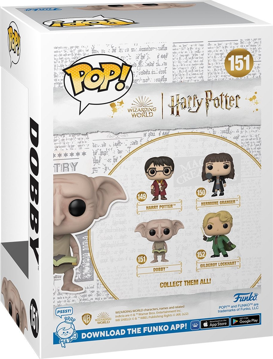 Funko Harry Potter – pop movies vinyl chamber of secrets anniversary dobby 9 cm verzamelfiguur