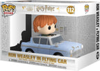 Funko Harry Potter verzamelfiguur pop rides vinyl – chamber of secrets anniversary – ron with car 15 cm