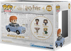 Funko Harry Potter verzamelfiguur pop rides vinyl – chamber of secrets anniversary – ron with car 15 cm